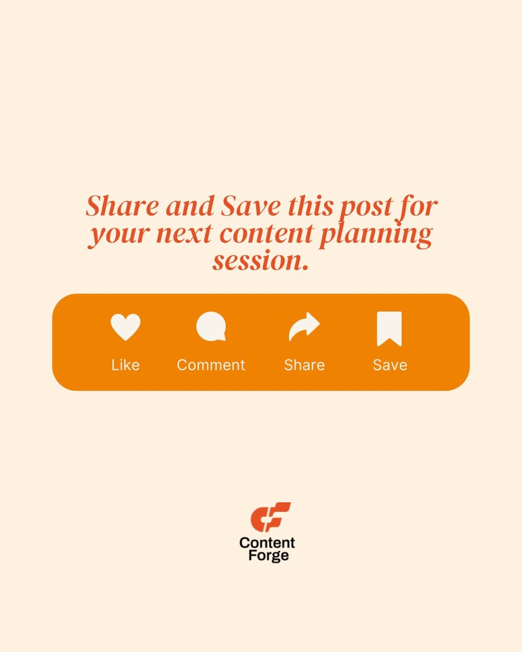 Instagram post from thecontentforge_. This post is in position 5.