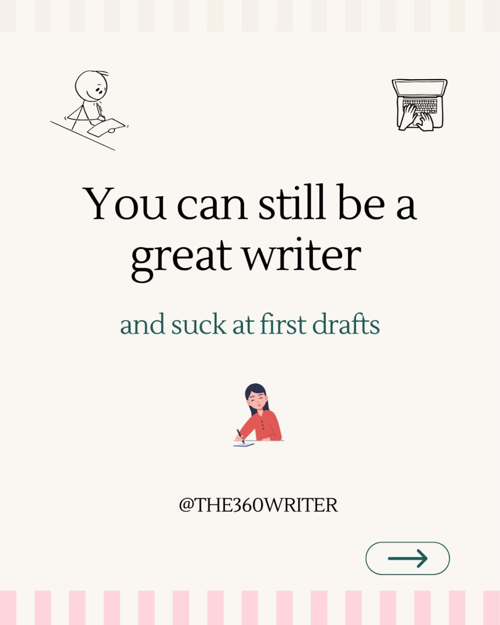 Instagram post from the360writer. This post is in position 0.