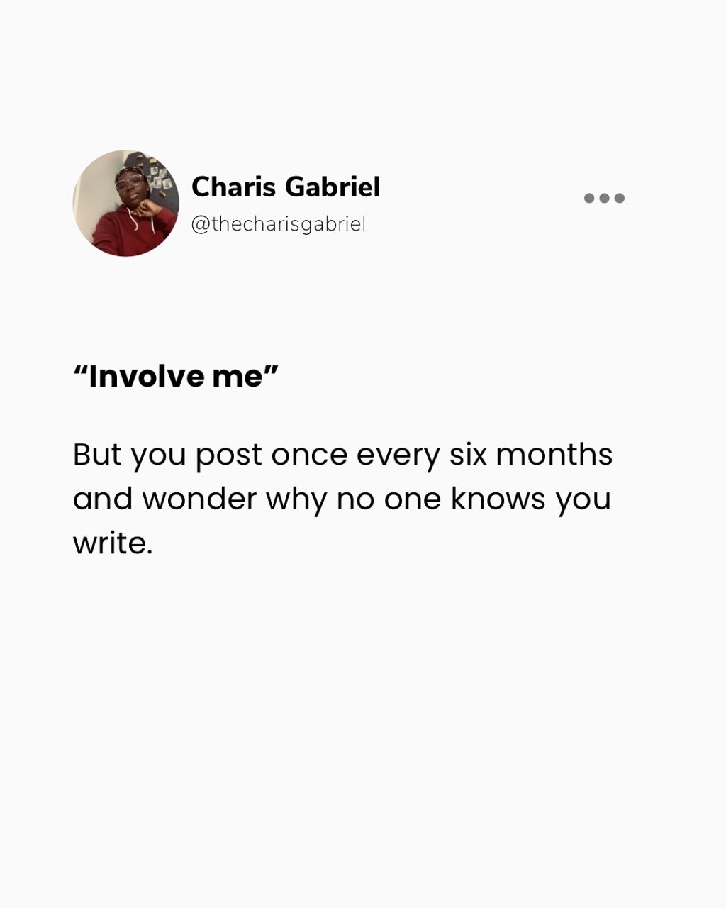 Instagram post from the360writer. This post is in position 5.