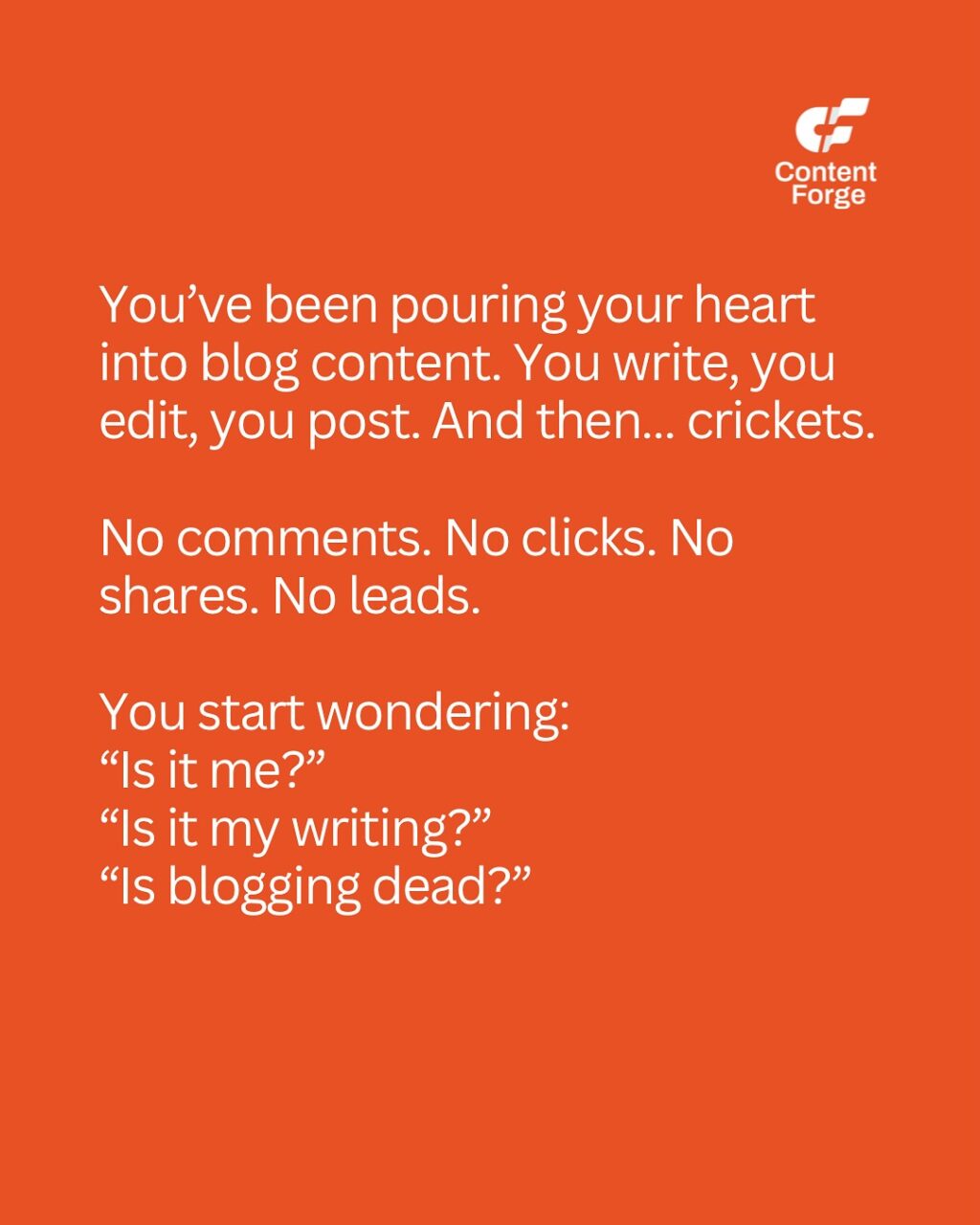Instagram post from thecontentforge_. This post is in position 1.