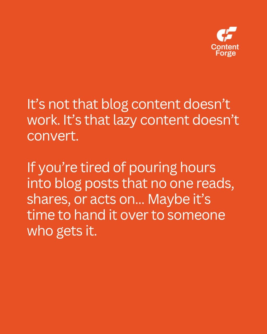 Instagram post from thecontentforge_. This post is in position 14.
